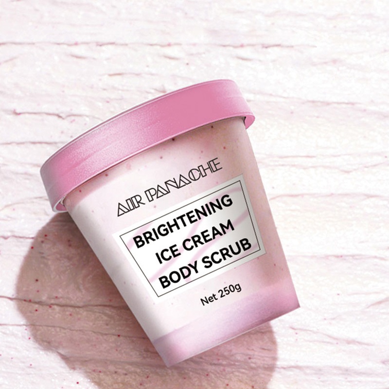 250g New Product Skin Care Natural Ice Cream Scrub Exfoliate Skin SPA Whitening Body Scrub