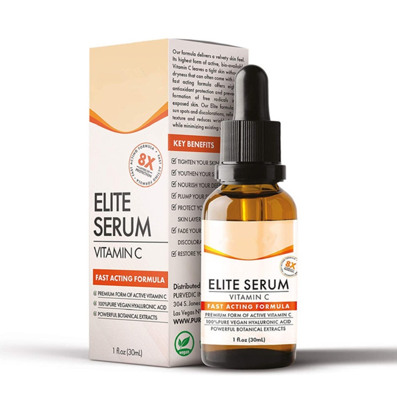 Advanced Viamin C Brightening Anti-Wrinkle Face Serum with Hyaluronic Acid