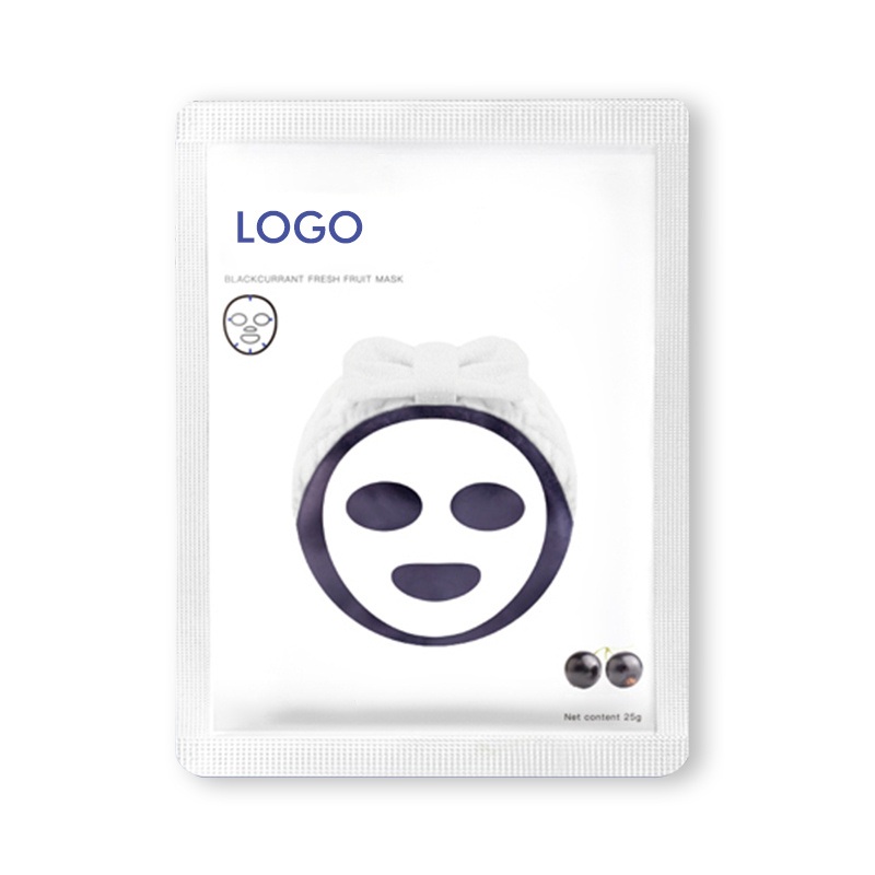 Wholesale Facial Mask Antioxidant Hydrating Brightening Sheet Mask for Glowing Skin Reduces Fine Lines Wrinkles Skin Enriched Vitamin C & Anthocyanins