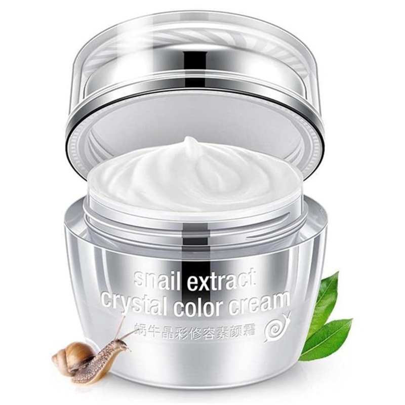 Whitening Dark Spot Remover Cream Snail Crystal Essence Color Repairing Makeup Face Cream