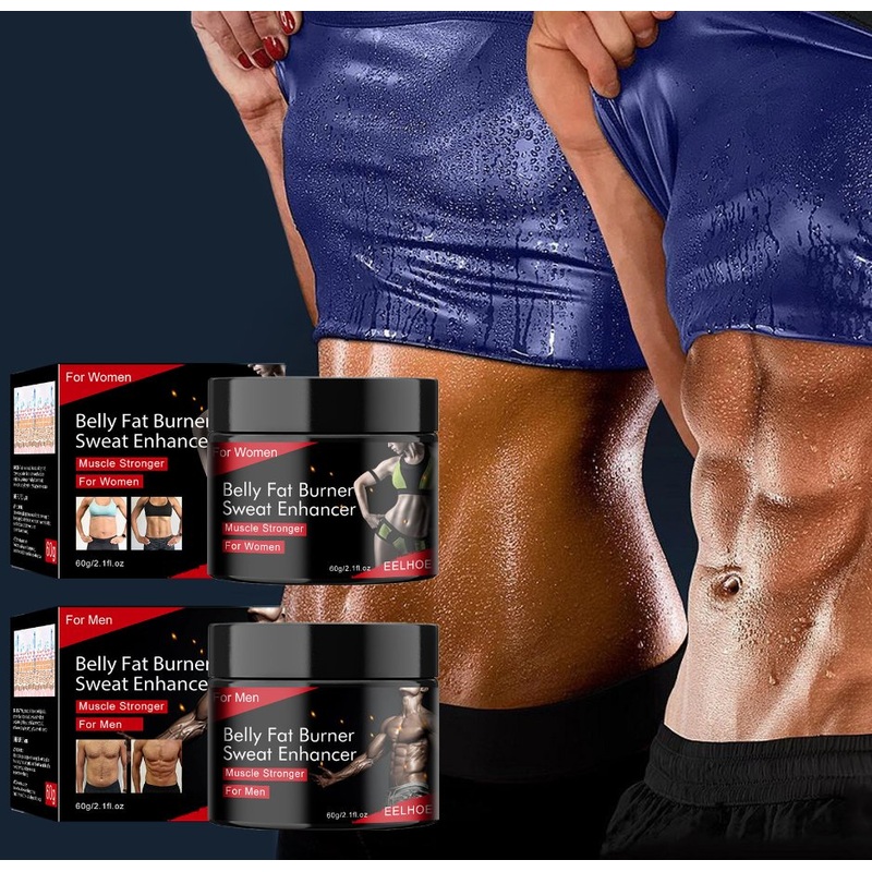 100% Natural Muscle Stronger Sweat Enhancer Anti-Cellulite Weight Loss Slimming Hot Flat Belly Fat Burning Cream Sweating Massage Cream