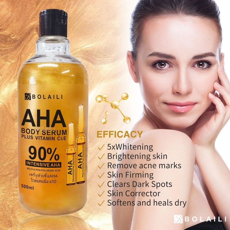 Aha Aha Gold Original Liquid Brightening Lightening Fine Facial Moisturizing Essence Original Liquid 500ml