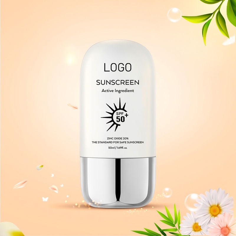 Wholesale Organic SPF50+ Whitening Sunscreen Lotion Natural Nourishing Skin Anti Ultraviolet Sunscreen