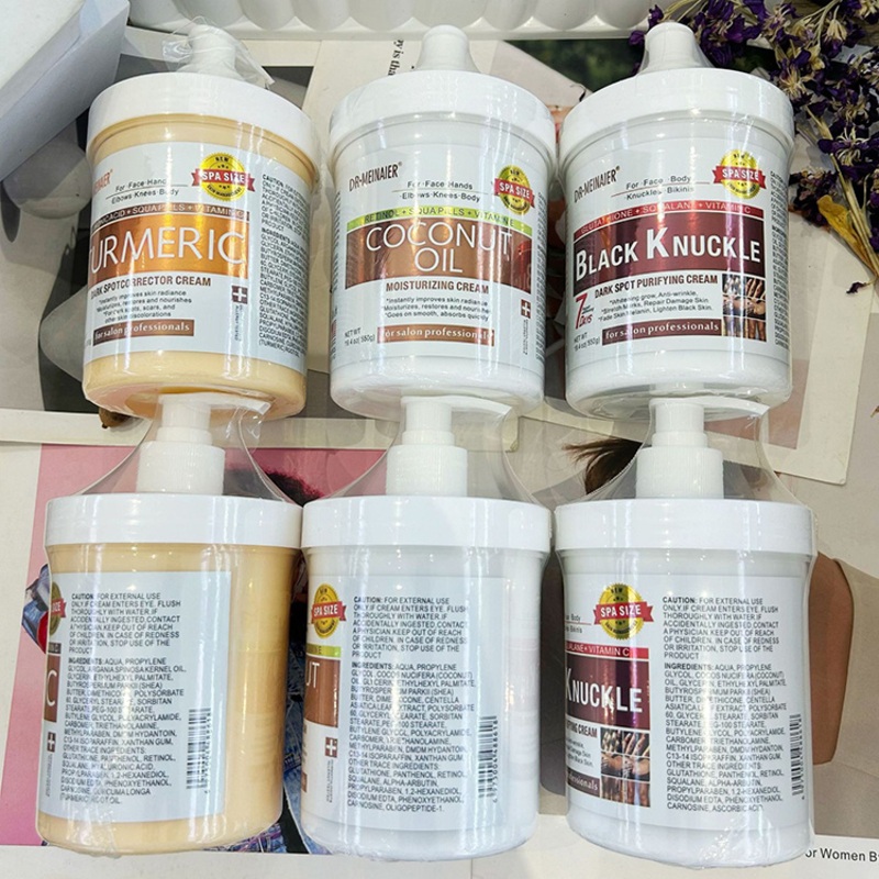 550ml Natural Moisturizer Lightening Arbutin Collagen Whitening Body Cream Remove Dark Spot Turmeric Body Cream