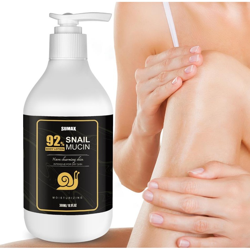 92% Snail Mucin Body Lotion Lift Firming Body Moisturizer Soothing Cream Skincare and Rice Brightening Cherry Blossom Moisturizing Body Lotion Cream