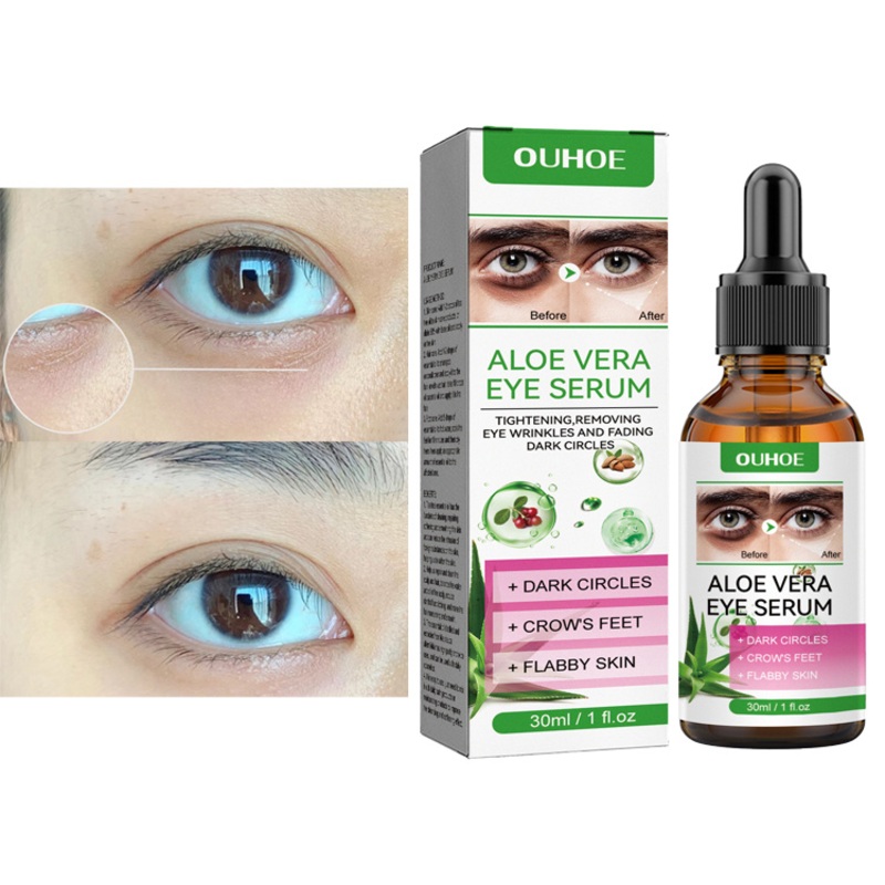 Wholesale Organic Eye Care Essence Dark Circle Repair Anti-Wrinkle Eye Bag Removal Brightening Lifting Firming Under Eye Serum
