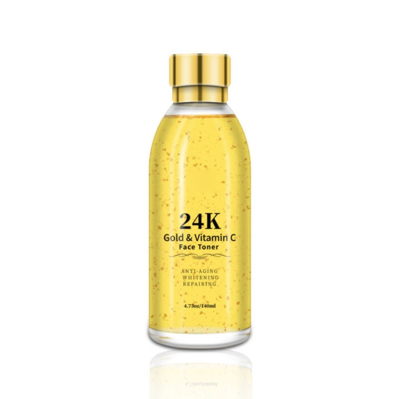 Wholesale Price Facial OEM ODM 24K Gold & Vitamin C Moisturizing Repairing Soothing Face Toner