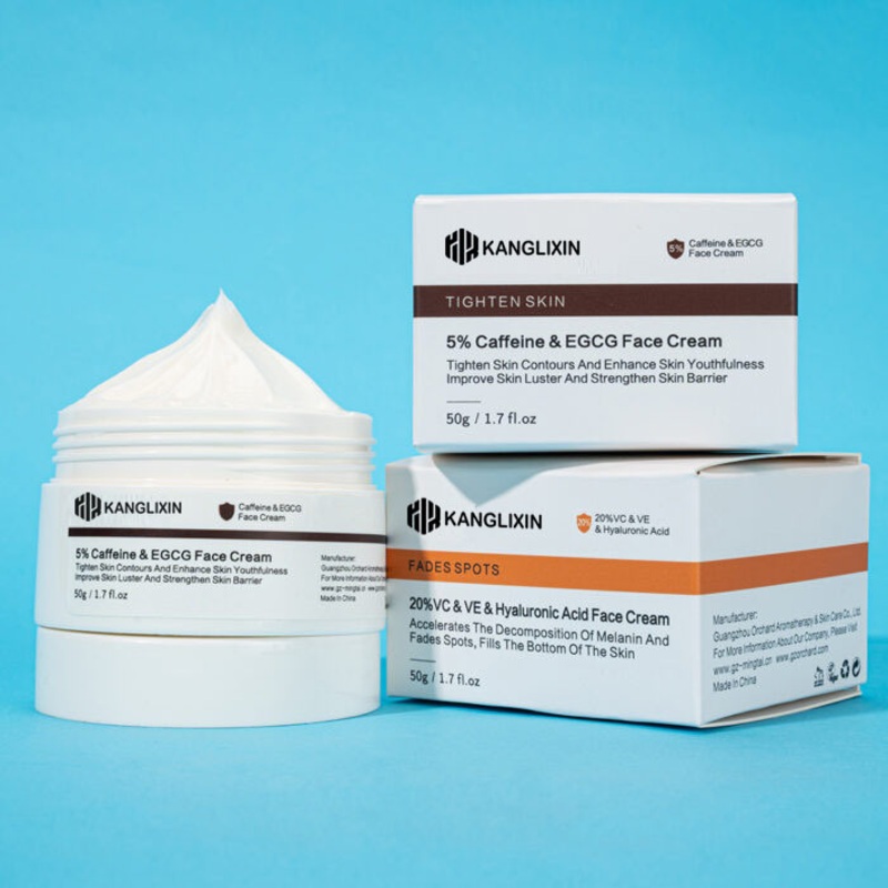 Wholesale Private Label Facial Moisturizer Anti Aging Moisturizing Repairing 2% Hyaluronic Acid Vitamin C E B5 Face Cream