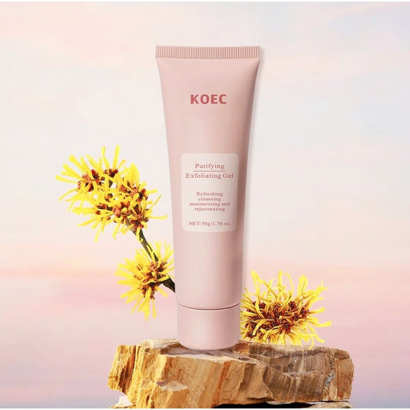 50g Purifying Exfoliating Gel Can Be Used on Both The Face and Body Without Harming The Skin Purifying Exfoliating Gel with Moisturizing Deep Cleansing