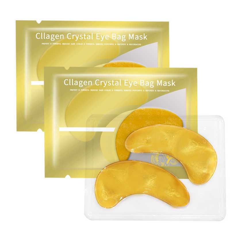 Anti-Wrinkle 24K Gold Dark Circle Remove OEM Eye Care Custom Logo Eye Mask for Dark Circles and Puffiness
