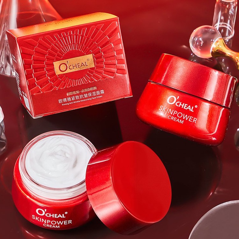 Vegan Skin Care Day & Night Collagen Cream Moisturizing Firming Anti-Wrinkle Niacinamide Whitening Face Cream