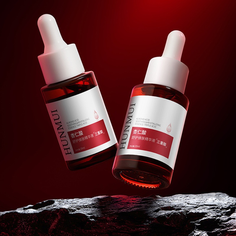Wholesale Anti-Acne Facial Serum Almond Fruit Acid Skincare Salicylic Acid Vitamin E Exfoliating Spot Remover Face Liquid Serum