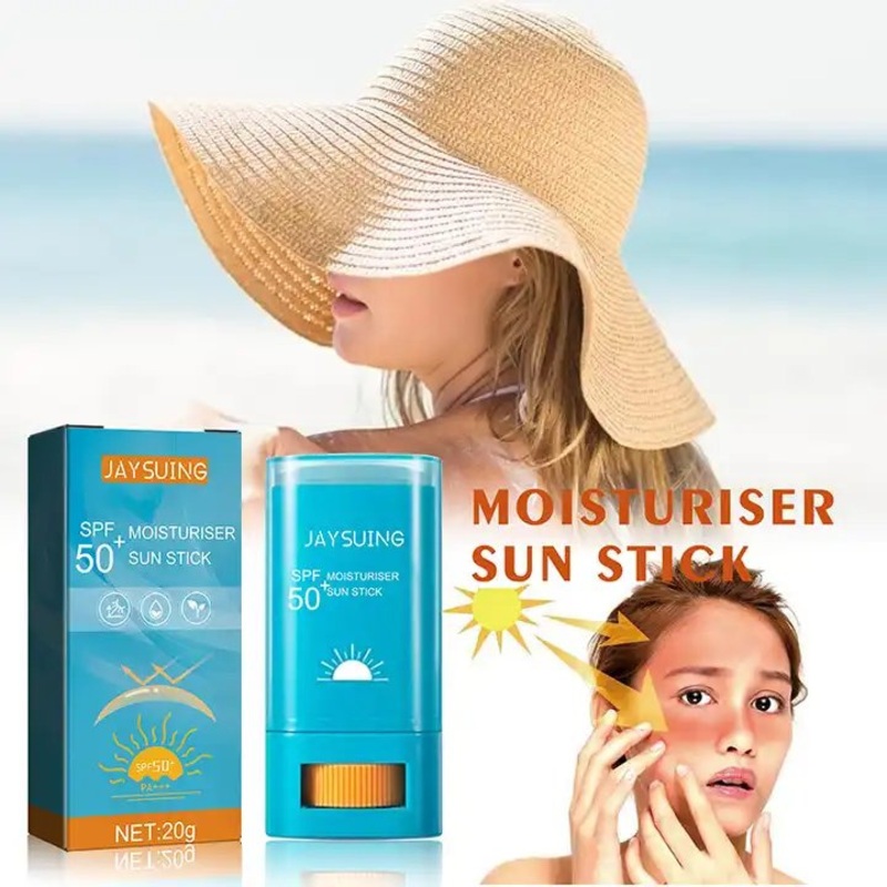 Wholesale Natural Outdoor Sunscreen SPF 50 Waterproof Sweatproof Long Lasting UV Protection Skin Care Moisturizing Facial Sunscreen Stick