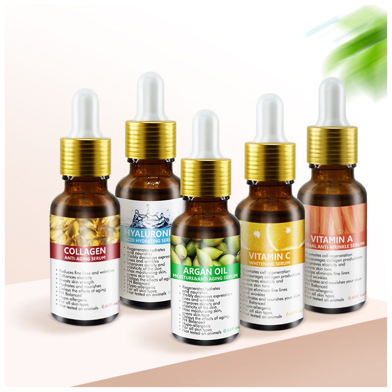 Wholesale OEM Whitening Naturally Repair Anti Wrinkle Acne Essence Moisturizing Organic Facial Vitamin C Face Serum Set