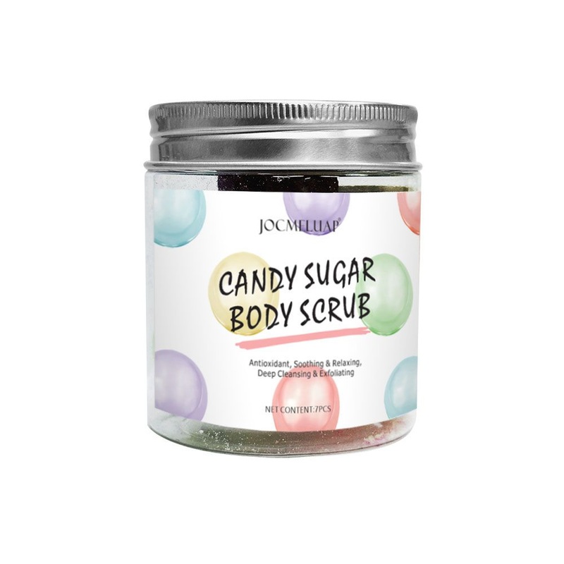 Wholesale Price Vegan Skincare OEM Skin Whitening Himalayan Salt Scrub Natural Cleaning Candy Sugar Body Scrub