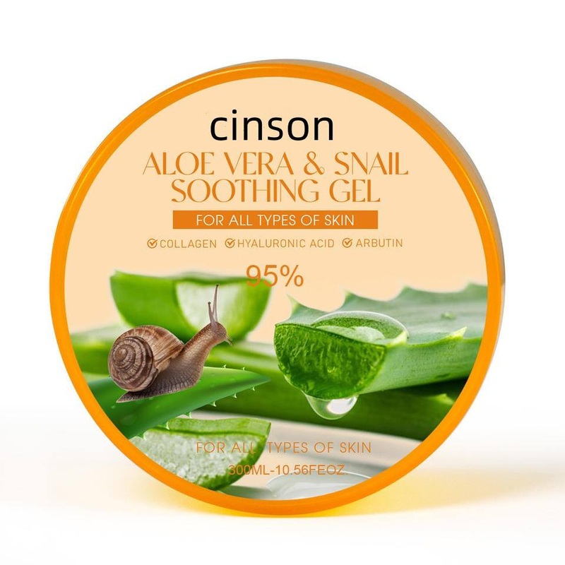 Aloe Vera Gel Original Arbutin Hyaluronic Acid Collagen Aloe Vera Snail Soothing Gel for Face