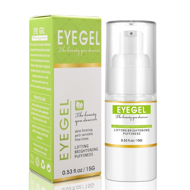 Anti Aging Nourish Eye Gel Peptide Vitamin Firming Wrinkles Fine Lines Dark Circles Eye Bags Removal Cream