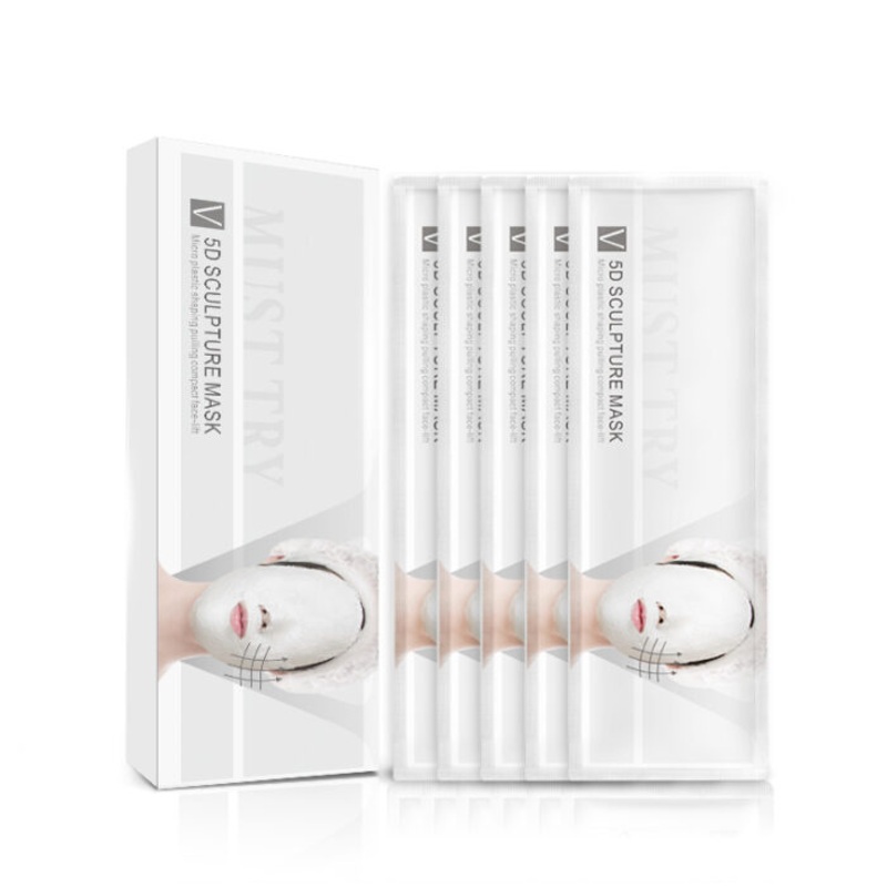 Wholesale Beauty Salon Facial Shape 5D V Line Lift Sculpture Facial Mummy Mask for Face