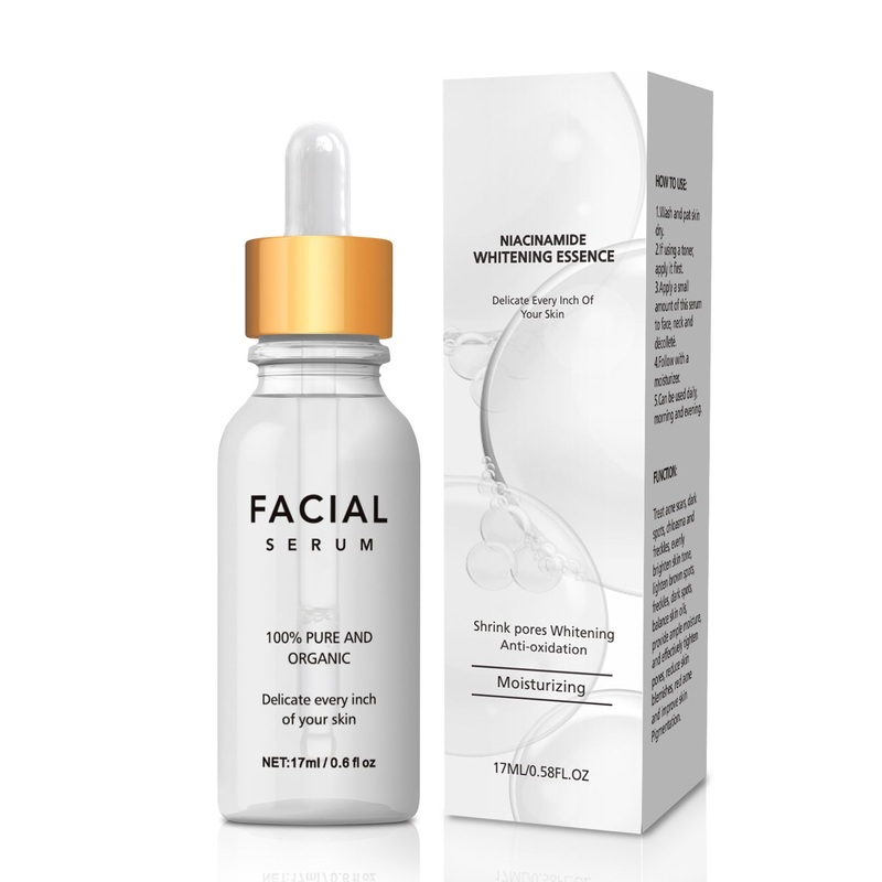 Wholesale Customized Face Care Hyaluronic Acid Nicotinamide Vitamin C Serum Skin Brightening Arbutin Facial Serum