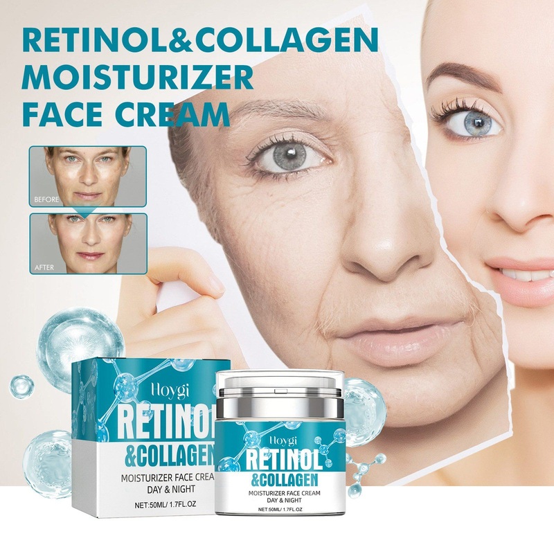 Wholesale Natural Skincare Firming Moisturizer Collagen Facial Cream Whitening Anti-Aging Retinol Face Cream