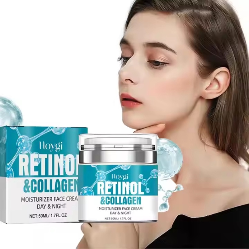 Wholesale Natural Skincare Firming Moisturizer Collagen Facial Cream Whitening Removal Fine Line Retinol Face Cream