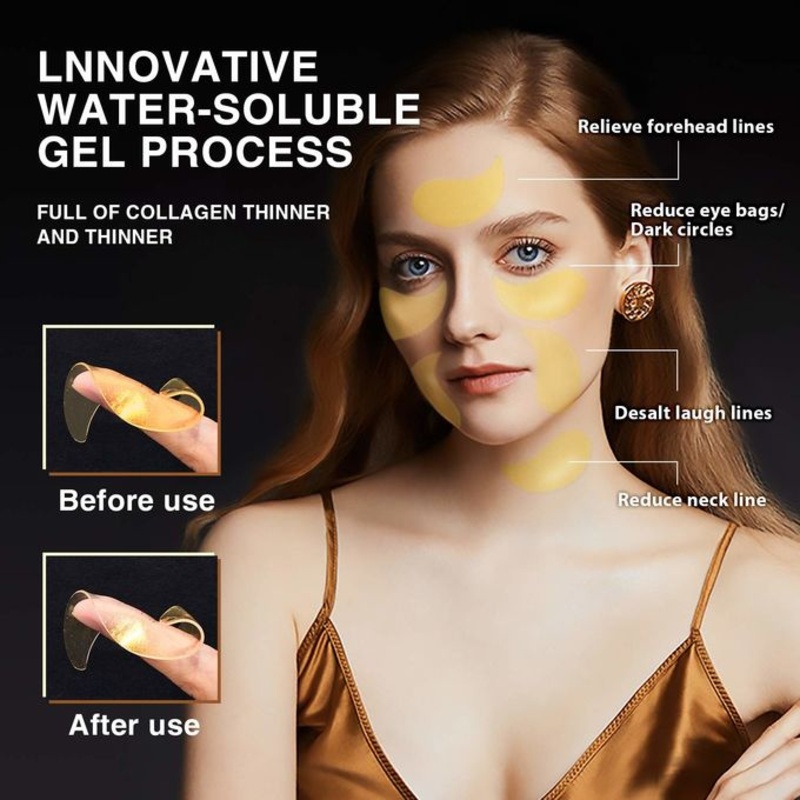 24K Gold Eye Facial Mask for Women and Men