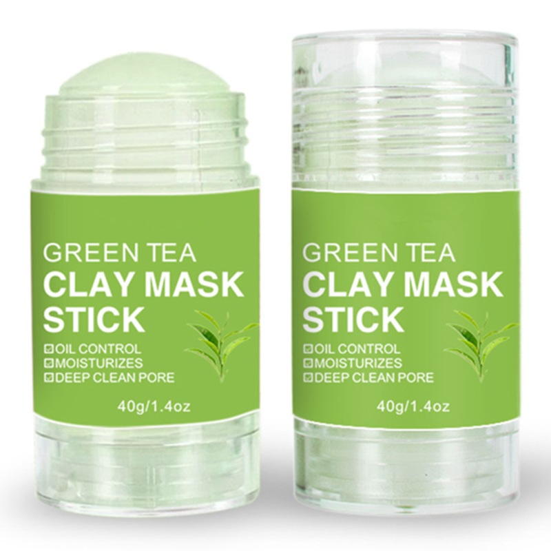 100% Natural Green Tea Clay Mask Stick