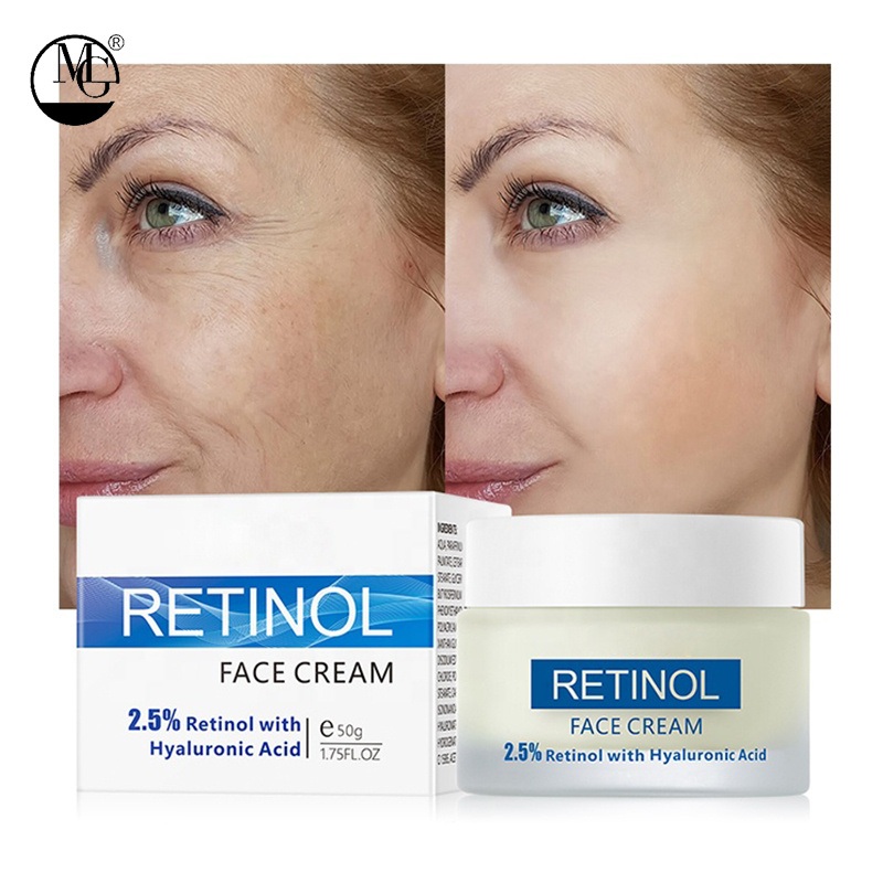 2.5% Retinol Collagen Face Anti Cream Aging Retinol Hyaluronic a Facial Cream