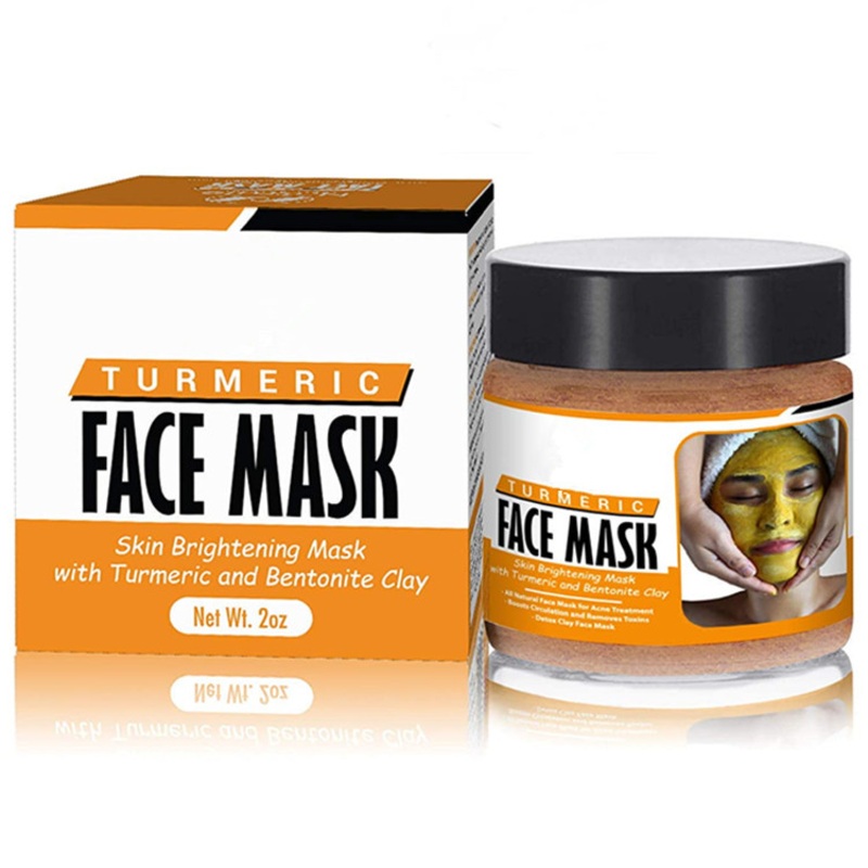 All-Natural Turmeric Skin Brightening Acne Treatment Face Mask