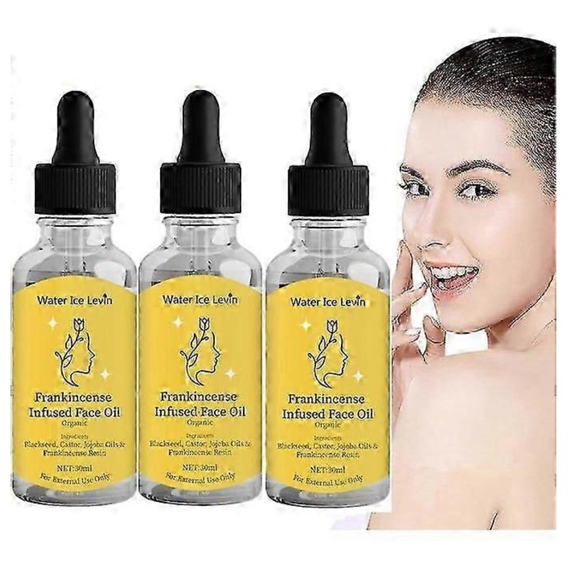 1/2/3PCS Frankincense Resin Oil For Face, Frankincense Oil Essential, Organic Black Seed Castor & Jojoba Oils, Cold Pressed Serum Hydrates Skin, 30ML/