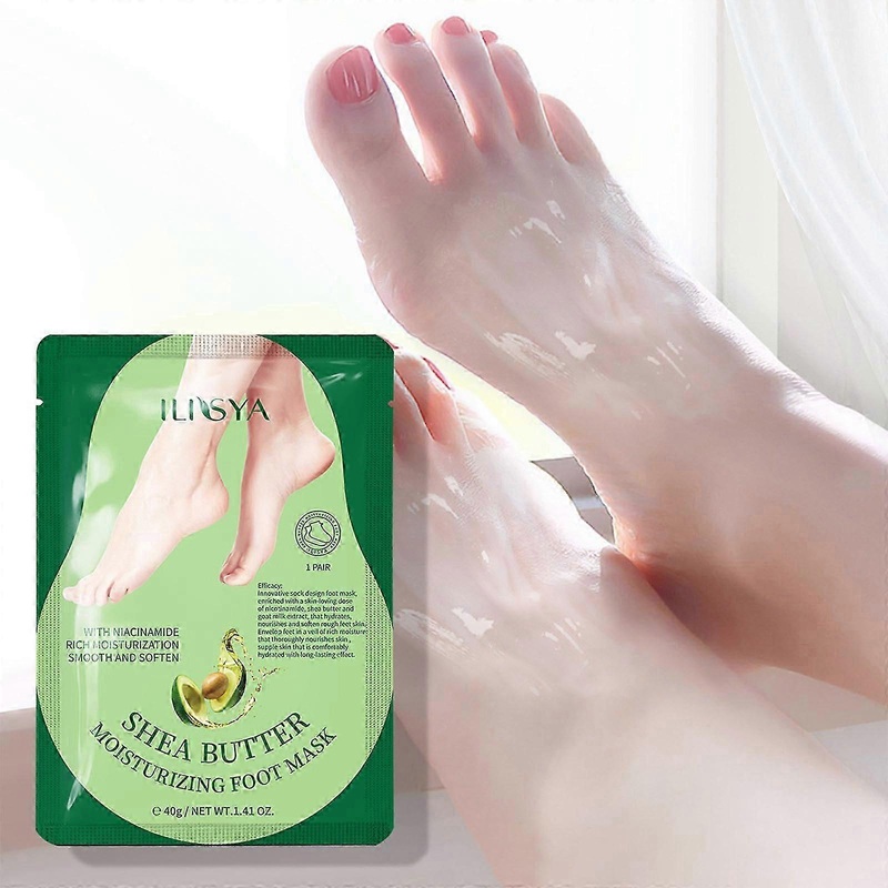 1 pair Avocado Hands & Foot Moisturizing Gloves, Hands & Foot Mask for Dry Skin, Skin Mask Soft Smooth Touch Hand