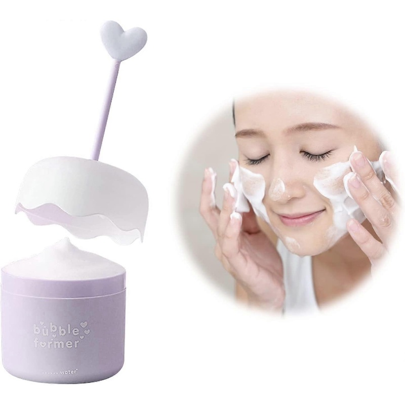 Face Foamer Cup Face Cleanser Cute Bubbler Travel Skin Care Mousse Maker Portable Face Cleanser Foam for Girls Face Wash Shower Tools