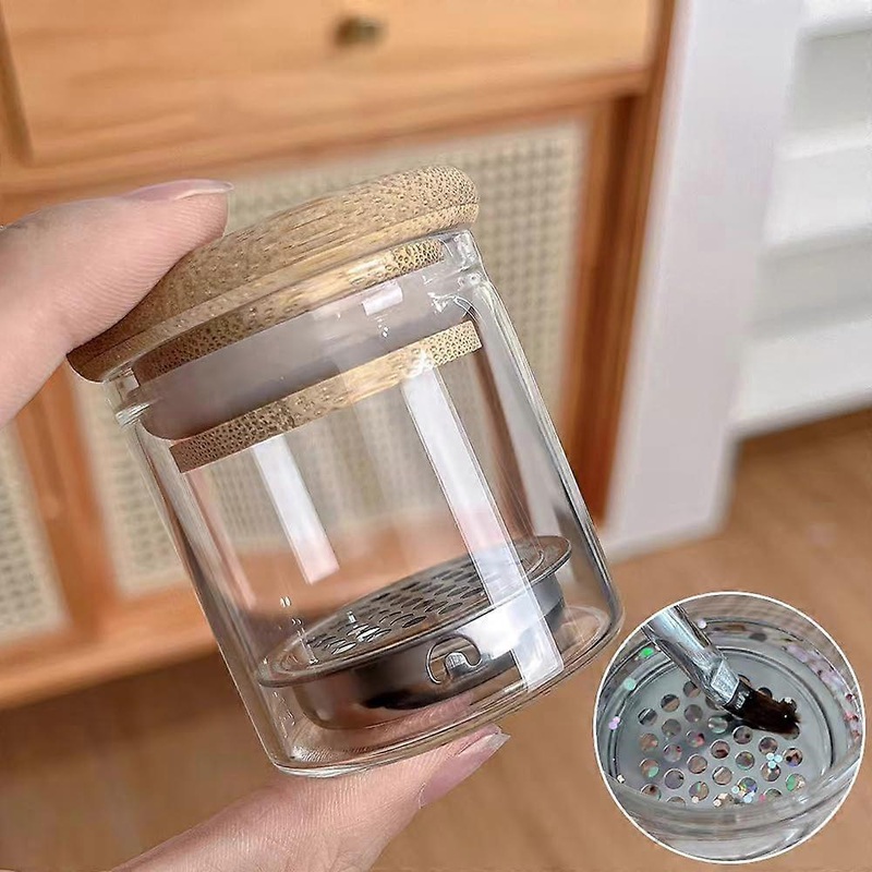 Nail Tips Art Acrylic Liquid Powder Removal Cup, Nail Pen Washing Cup, Pen