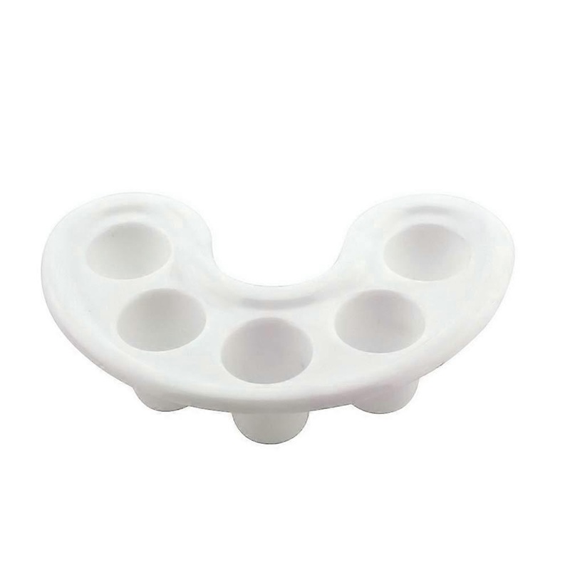 1 Pack Soaking Bowl Tip Nail Art Tray Care Wash Soaker Nail Art Bath Tool (White)