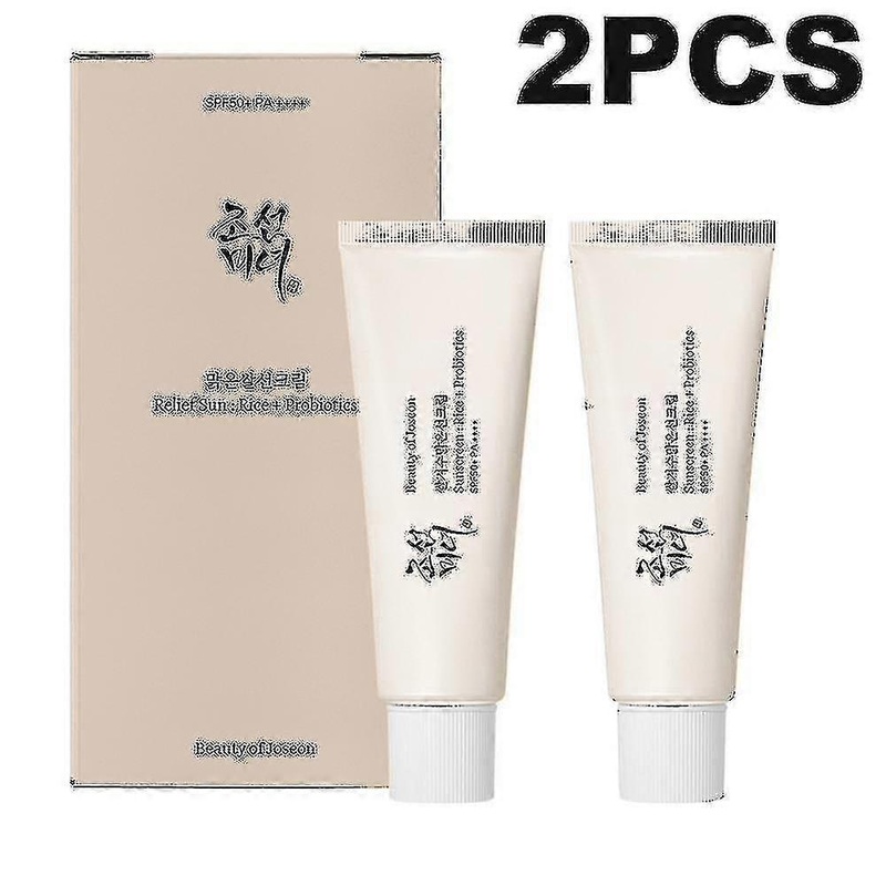 2pcs Of Joseon Relief Sunscreen Rice + Probiotics Spf50+ Pa++++