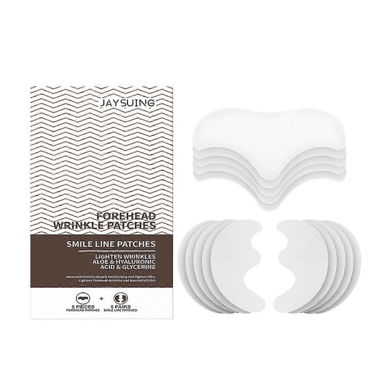 Forehead smile patch, lighten facial skin, forehead lines, nasolabial folds, firming skin care patch high quality