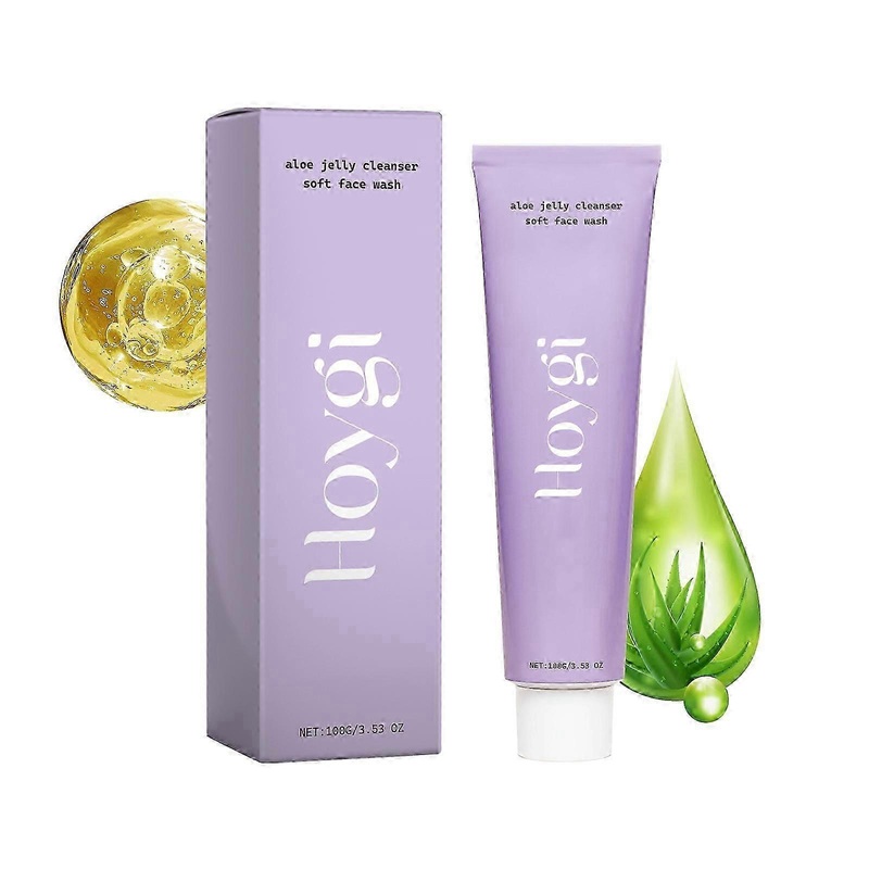 Hoygi Aloe Vera Facial Cleanser Mild Moisturizing&Moisturizing Cream foam Cleanser