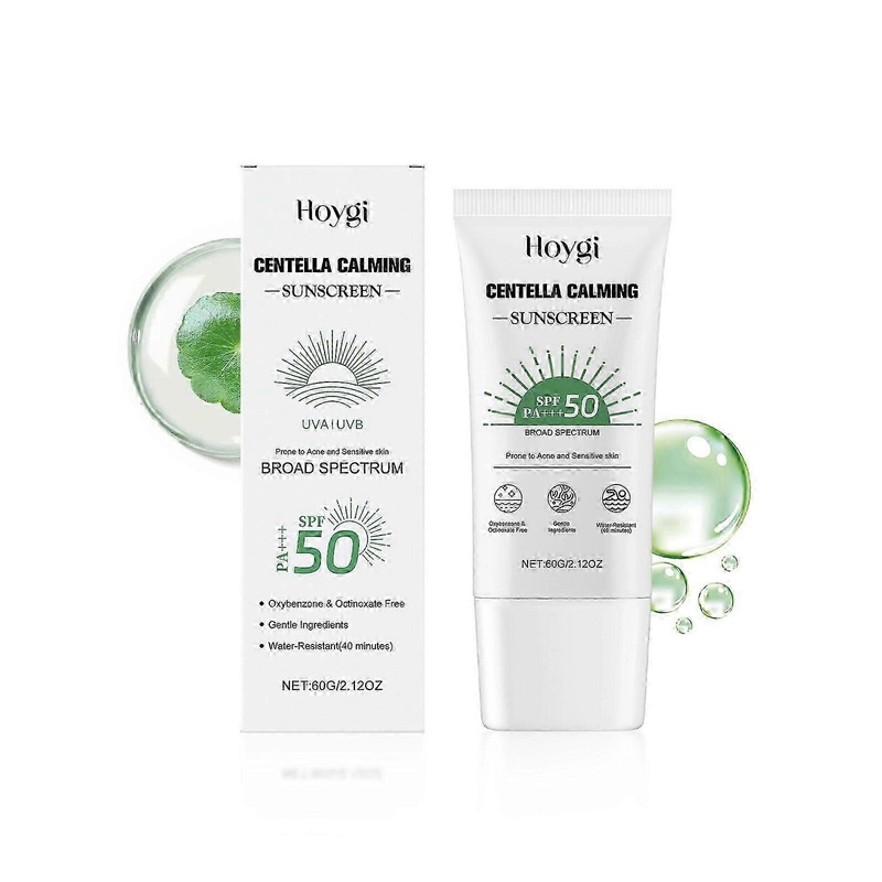 Hoygi centella asiatica protective cream, summer protection, shiny skin, comfortable, light, non-sticky, moisturizing and refreshing