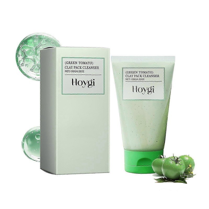 Hoygi Green Tomato Cleansing Facial Cleanser, hydrating, moisturizing, skin cleansing, water and oil balancing, cleansing facial cleanser