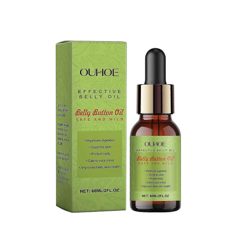 OUHOE abdominal care essential oil Abdominal massage oil for external use, daily body and abdominal nourishing care oil