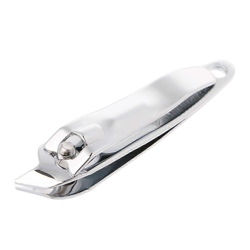 Stainless Steel Finger Toe Nail Trimmer Clippers Manicure Oblique Nail Scissors
