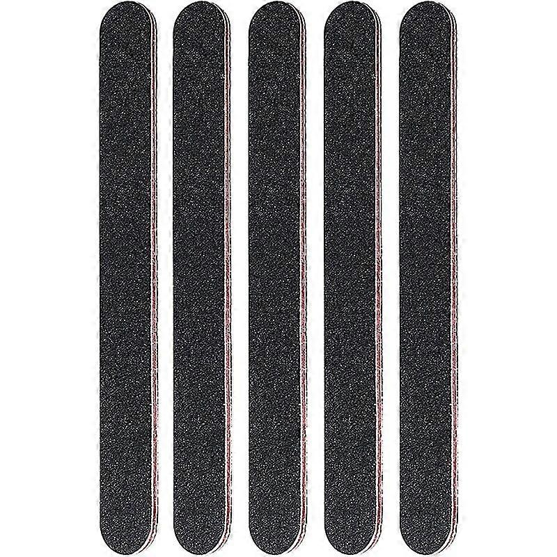 10 Pack Professional Nail Files, 100/180 Double Sided Nail File, Natural Acrylic Gel Nail Art File for Manicure, for Cosmetic Manicure, Hair Salon, Pe
