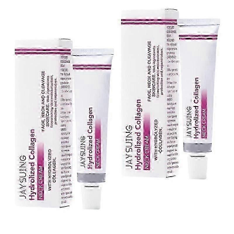 2Pcs 40g Neck Cream Hydrolized Collagen Anti-aing Cream Skin Moisturization For Face Neck Cleavage Skin Care Cream