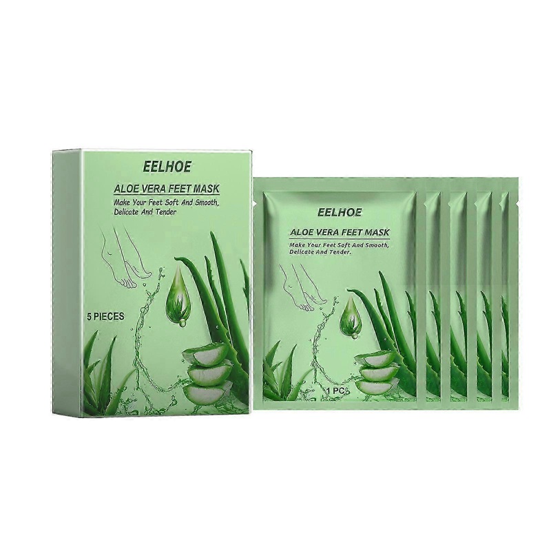Aloe Vera Foot Mask, Moisturizing Anti-Cracking, Dead Skin Removal, Tender Skin Care Foot Mas pure AHigh level