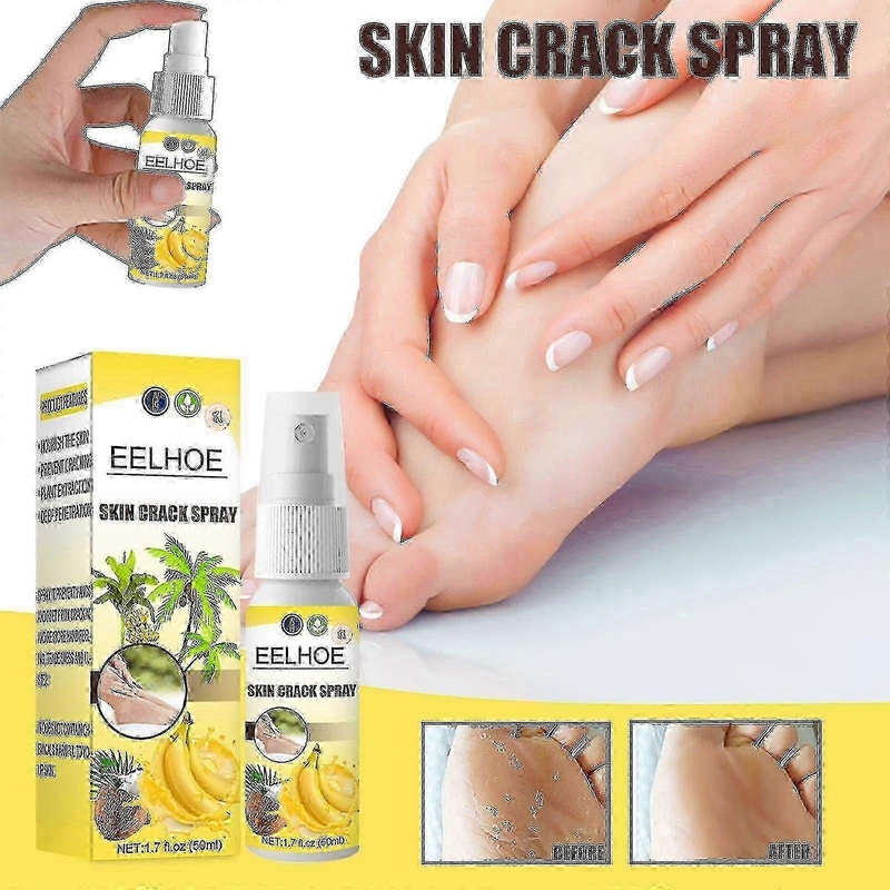 Eelhoe Skin Crack Spray Banana Coconut Anti-crack Spray Winter Moisturizing Foot Exfoliator -4255512718226