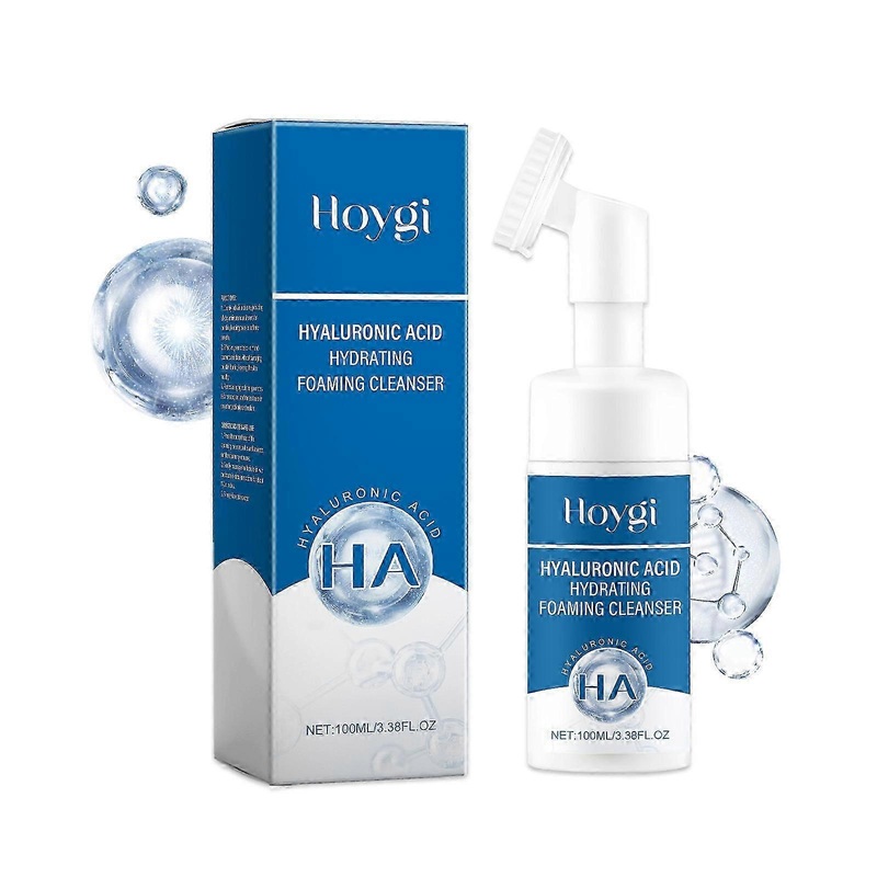 Hoygi Hyaluronic Acid Moisturizing Cleansing Mousse Gentle Cleansing Moisturizing Cleansing Cleanses Keratin Smooth and Tender Skin