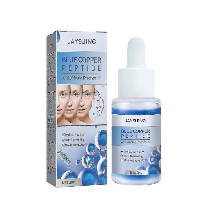 Jaysuing Blue Copper Peptide Anti-wrinkle Essence Deep Repair Facial Skin Dilute Fine Lines Brighten Firming Anti-wrinkle -4369438665820