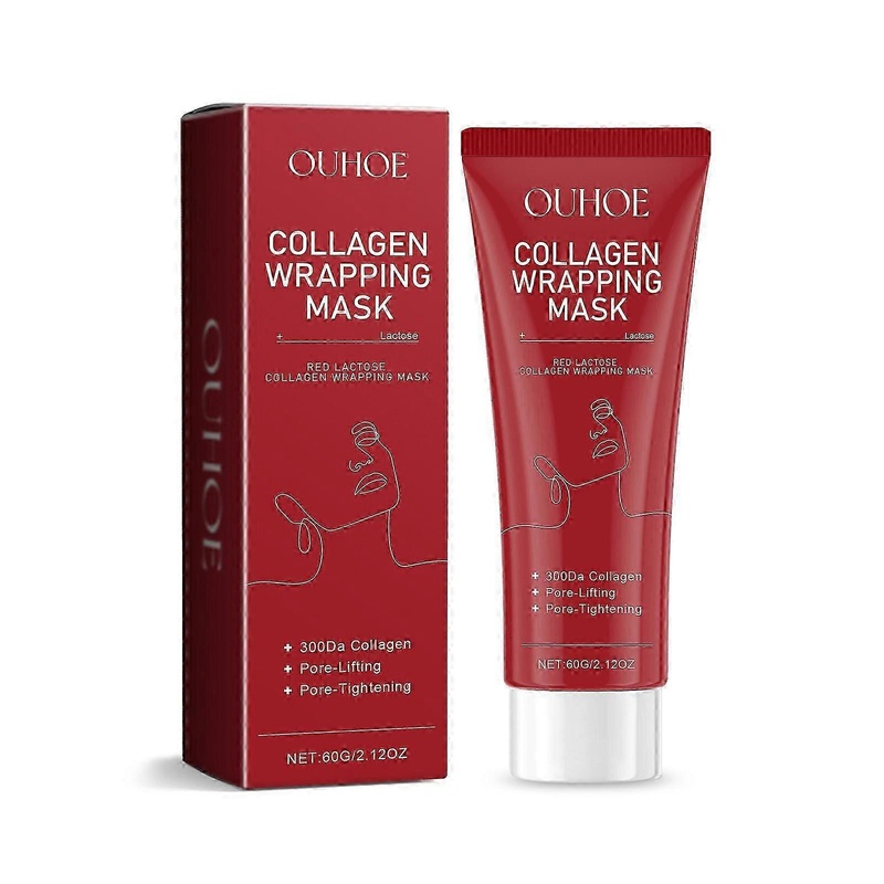 OUHOE Red Lactose Collagen Peel-off Mask Hydrating, nourishing, soft, firming, moisturizing mask