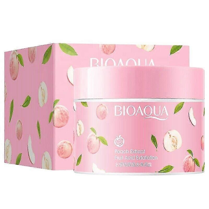 Peach Exfoliating Cream Deep Cleaning Face Body Scrub Cream 140ml