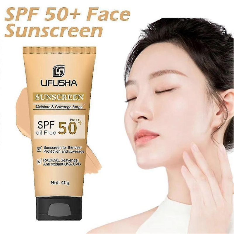 SPF 50 Face Sunscreen Whitening Sunblock Skin Protective Cream Anti-Aging